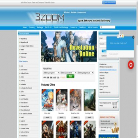 Скриншот главной страницы сайта 3zoom.com