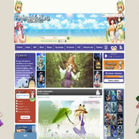 Скриншот главной страницы сайта animemobi.ru