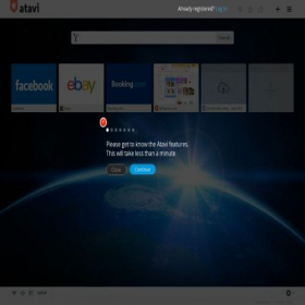 Скриншот главной страницы сайта atavi.com