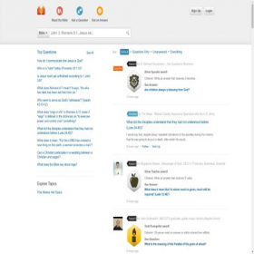 Скриншот главной страницы сайта ebible.com