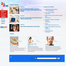 Скриншот главной страницы сайта khabmama.ru