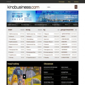 Скриншот главной страницы сайта kinobusiness.com