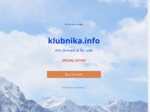 Скриншот главной страницы сайта klubnika.info