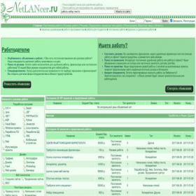Скриншот главной страницы сайта netlancer.ru