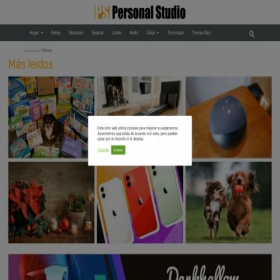 Скриншот главной страницы сайта personal-studio.com