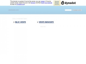 Скриншот главной страницы сайта postvesti.com