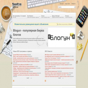 Скриншот главной страницы сайта seorit.ru