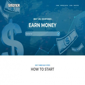 Скриншот главной страницы сайта smoner.com