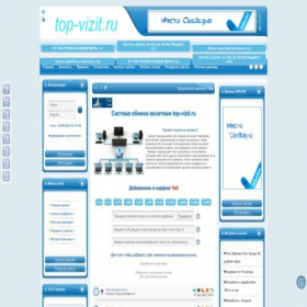 Скриншот главной страницы сайта top-vizit.ru