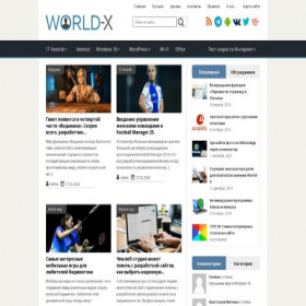 Скриншот главной страницы сайта wd-x.ru