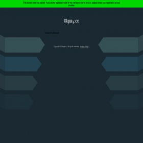 Скриншот главной страницы сайта 0kpay.cc