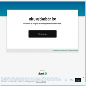 Скриншот главной страницы сайта 1.nieuwsbladcdn.be