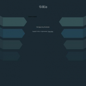 Скриншот главной страницы сайта 10-90.io