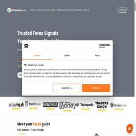 Скриншот главной страницы сайта 1000pipbuilder.com