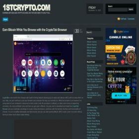 Скриншот главной страницы сайта 1stcrypto.com
