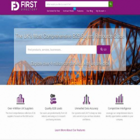 Скриншот главной страницы сайта 1stdirectory.co.uk