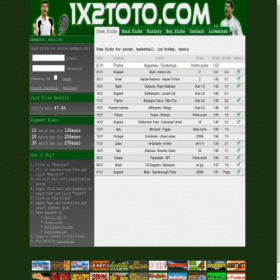 Скриншот главной страницы сайта 1x2toto.com