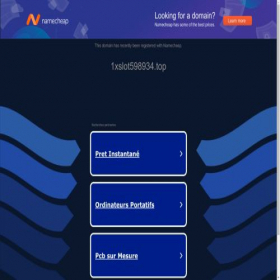 Скриншот главной страницы сайта 1xslot598934.top