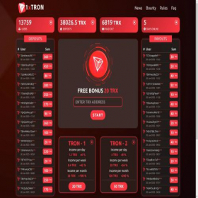 Скриншот главной страницы сайта 1xtron.biz