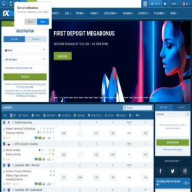 Скриншот главной страницы сайта 1zbet.com