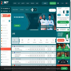 Скриншот главной страницы сайта 22bet.com