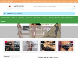 Скриншот главной страницы сайта 24kolgotki.ru