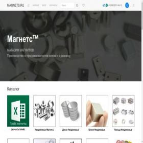 Скриншот главной страницы сайта 24magnet.ru