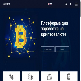 Скриншот главной страницы сайта 24pro.fit