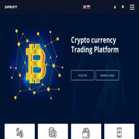 Скриншот главной страницы сайта 24profit.one