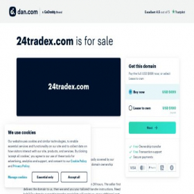 Скриншот главной страницы сайта 24tradex.com