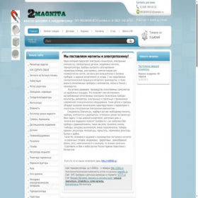 Скриншот главной страницы сайта 2magnita.ru