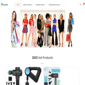 Скриншот главной страницы сайта 2shops.site