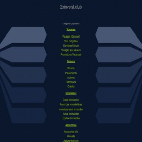 Скриншот главной страницы сайта 2xinvest.club