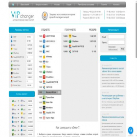Скриншот главной страницы сайта 3.vipchanger.pro