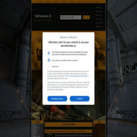 Скриншот главной страницы сайта 3dfxzone.it