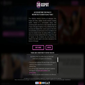 Скриншот главной страницы сайта 3dgspot.com