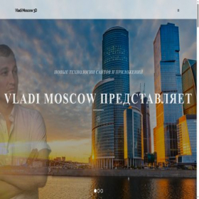 Скриншот главной страницы сайта 3dvladimoscow.ru