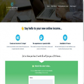Скриншот главной страницы сайта 3stepmethod.com