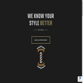 Скриншот главной страницы сайта 3tbarber.com