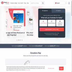 Скриншот главной страницы сайта 4fund.com