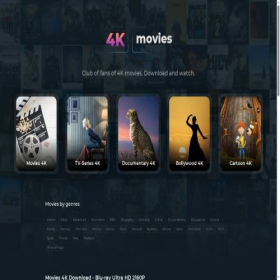 Скриншот главной страницы сайта 4kmovies.co