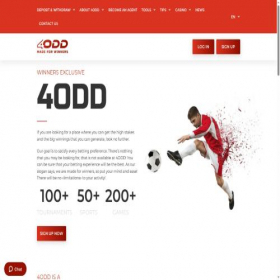 Скриншот главной страницы сайта 4odd.com
