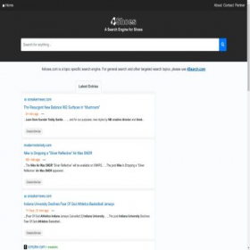 Скриншот главной страницы сайта 4shoes.com