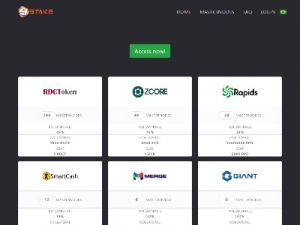 Скриншот главной страницы сайта 4stake.com