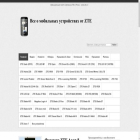 Скриншот главной страницы сайта 4zte.ru