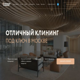 Скриншот главной страницы сайта 5-cleaning.ru