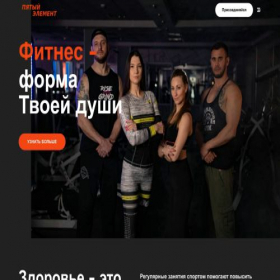 Скриншот главной страницы сайта 5fitkhv.ru