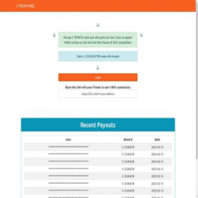 Скриншот главной страницы сайта 5trx.site