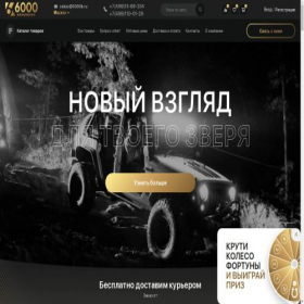 Скриншот главной страницы сайта 6000k.ru