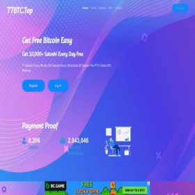 Скриншот главной страницы сайта 77btc.top